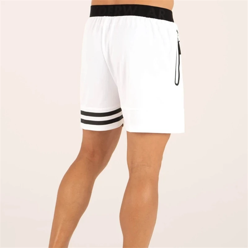

New Summer Breathable quick-drying brand shorts Male Fitness Bodybuilding Fashion Casual Joggers Men shorts Sportswear M-XXL
