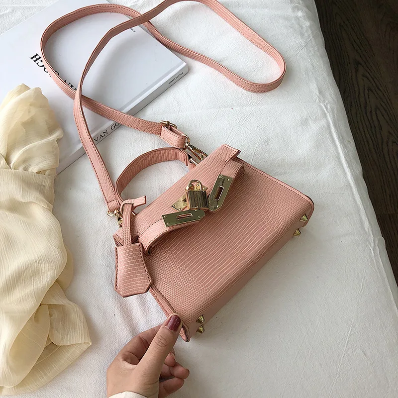 Модные сумки через плечо с узором ящерицы для женщин винтажные женские желтые