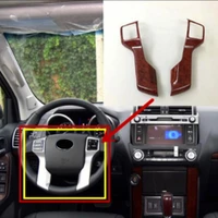 for toyota tacoma 2011 2012 2013 2014 abs plastic car rear package steering wheel cover trim car styling accessories 2pcs
