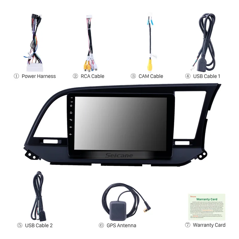 Автомагнитола Seicane 2 ГБ + 32 Android 10 0 мультимедийный видеоплеер с GPS навигацией для