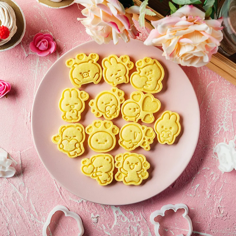 

2022 День Святого Валентина, фотоформа «сделай сам», 3D Новый инструмент для выпечки печенья с животными