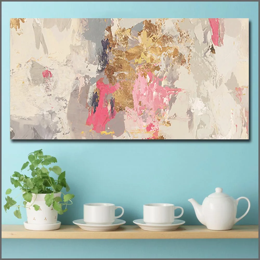 

Abstract Art Craft Painting Hand Painting on Print Canvas Oil Painting Poster and Prints for Living Room Home Wall Decoration