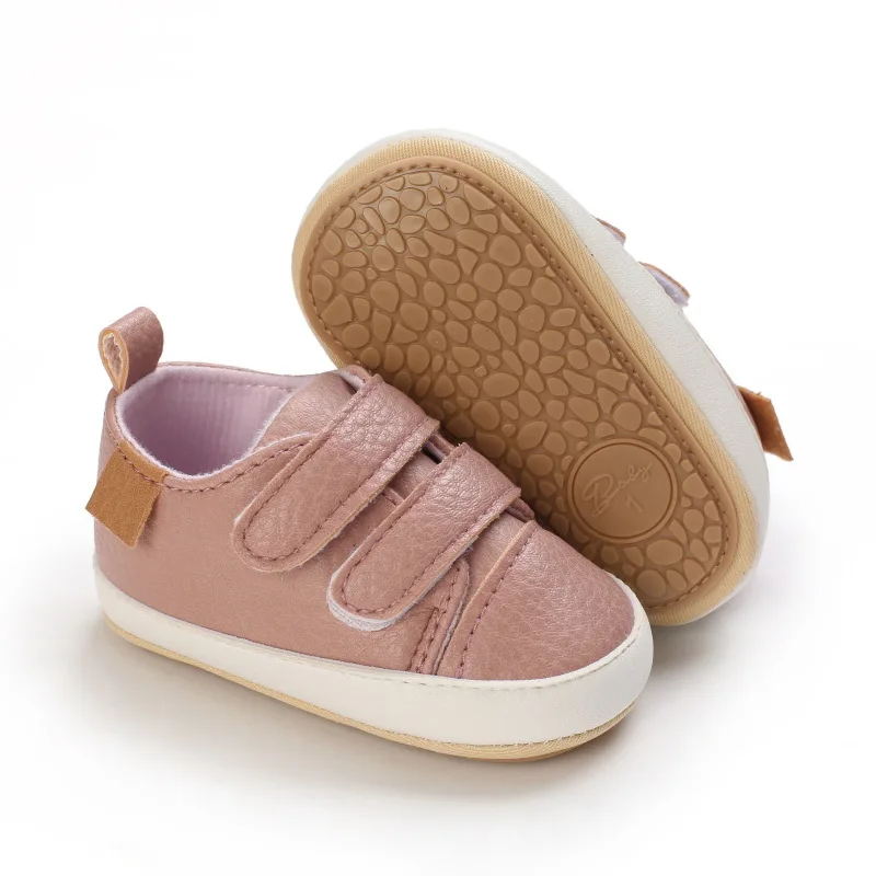 

0-2Y Baby First Walker Shoes Anti-Slip Rubber Sole Boy Casual Sneakers Lightweight Toddler Girls Flats Velcro High Quality