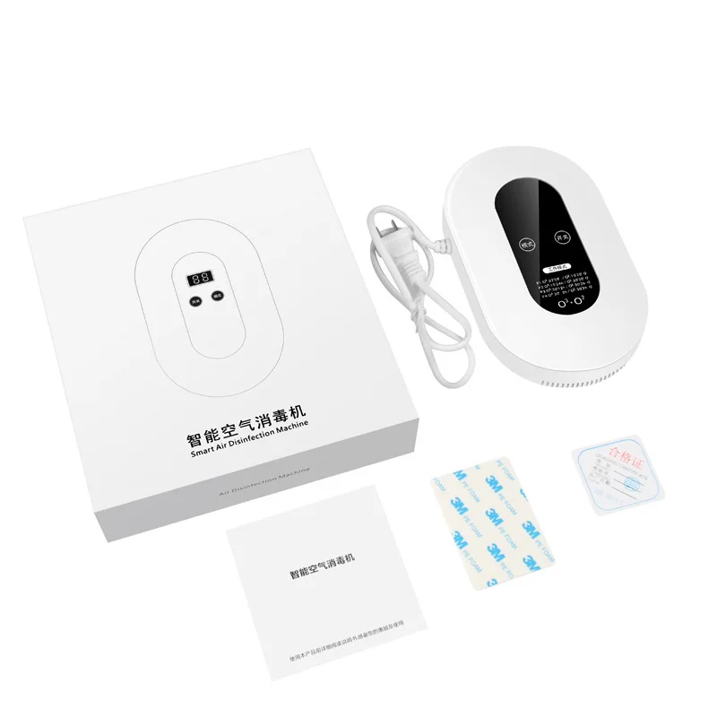 

Household Ozone Sterilizer Ozone Generator 120mg/h O3 Disinfection Air Purifier 5 Million Negative Ion Generator Pets Home Room