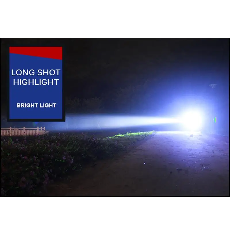 Super Bright Powerful USB LED flashlight Searching Torches Light Lamp Hand Camping Lantern for Hunting Camping Hiking Caving