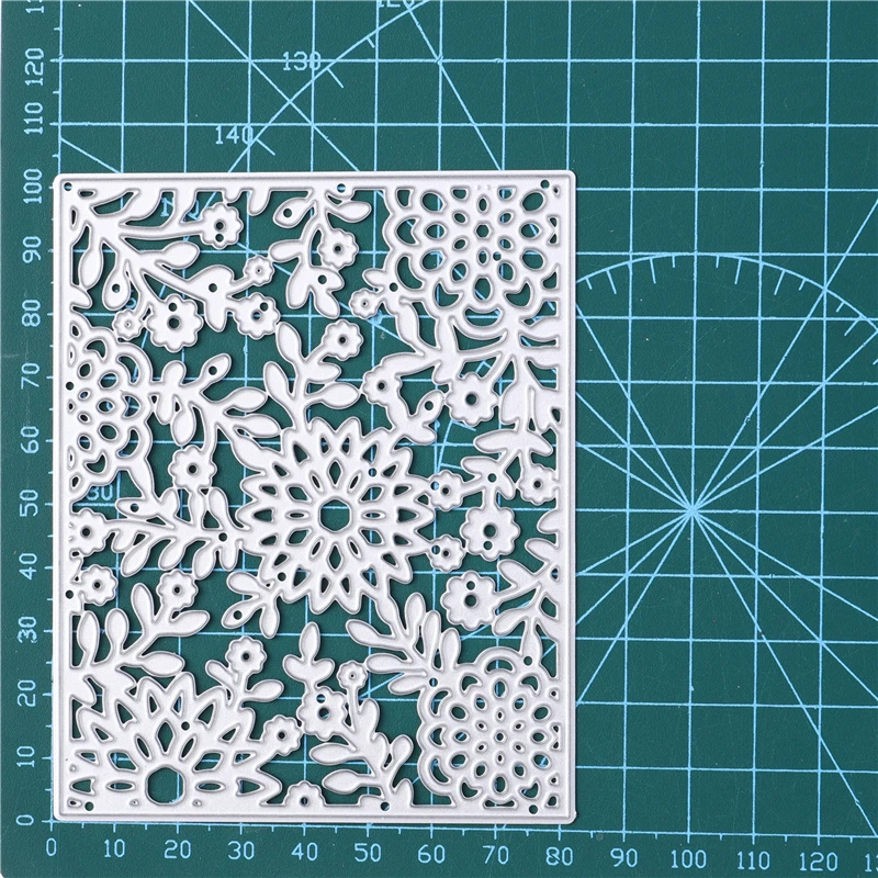 

Kokorosa Floral Metal Cutting Dies New 2019 for Scrapbooking Card Album Embossing Flower Background Frame Die Cut Template