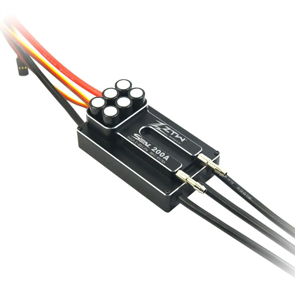 ZTW уплотнение ESC 90A/130A/160A/200A бесщеточный электронный регулятор скорости 2 8S SBEC 3A для
