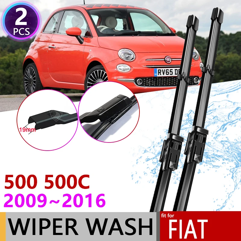 

Car Wiper Blades for FIAT 500 500C 2009~2016 Front Window Windshield Windscreen Car Accessories 2010 2011 2012 2013 2014 2015