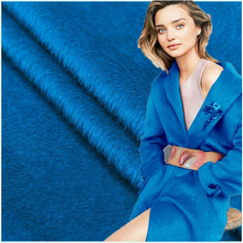 Роскошная ткань suri измеритель синего павлина односторонняя длинная Ткань