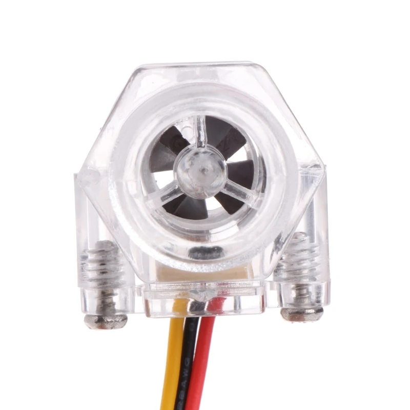 Water Flow Sensor G1/2&quot Fluid Meter Control Transparent Enclosure | Инструменты