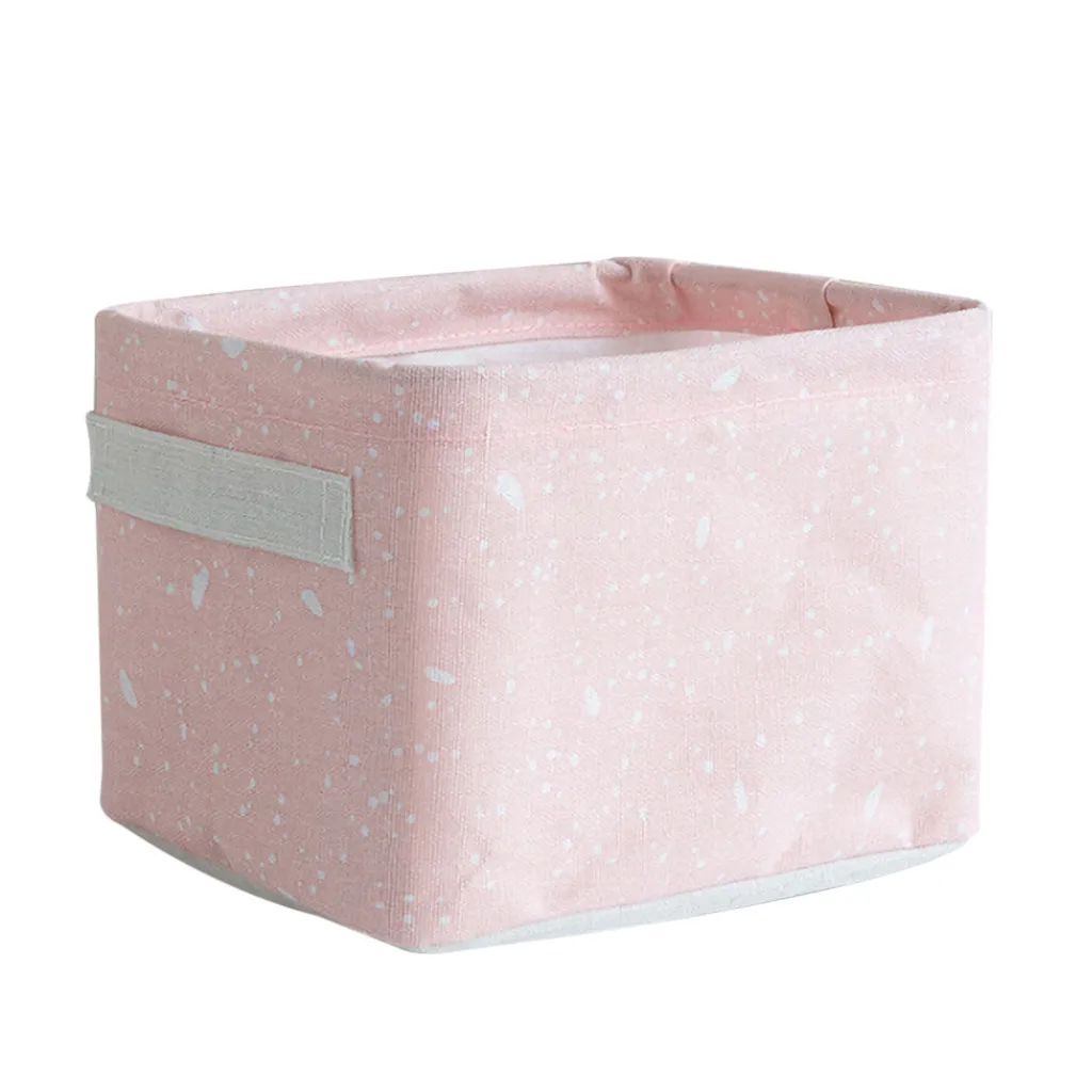 Складной ящик для хранения из хлопчатобумажной льняной ткани настенный шкаф