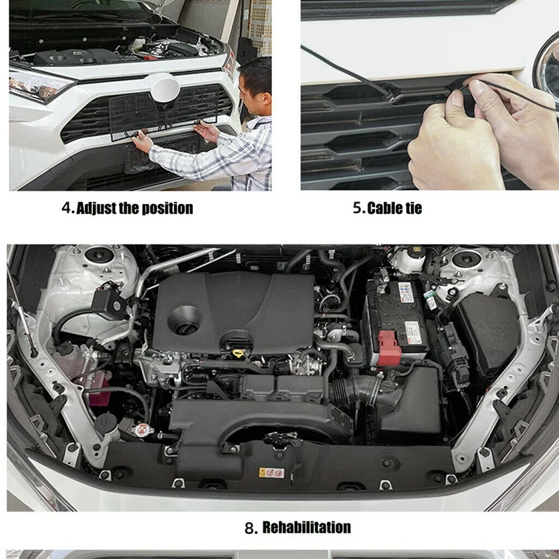 

for Toyota RAV4 2019 2020 Insect Screening Mesh Stainless Steel Front Grille Insert Net Screen