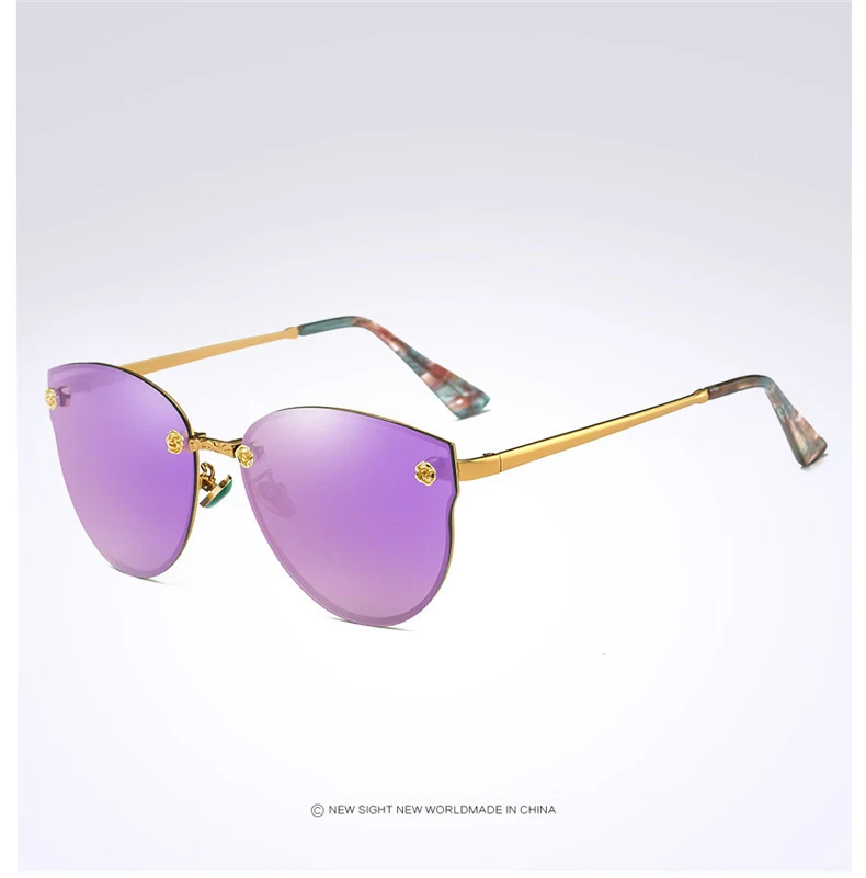 Очки солнцезащитные женские зеркальные брендовые дизайнерские Поляризационные