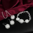 925 серебро свадебный подарок на Новый год женские лодочки в стиле ретро 45 см 18 дюймов, подвеска, серьги, браслет, 8 дюймов (20 см) модные ювелирные украшения набор