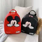 Школьная сумка Disney для мальчиков и девочек, детский рюкзак с Микки Маусом для детского сада, детские школьные ранцы