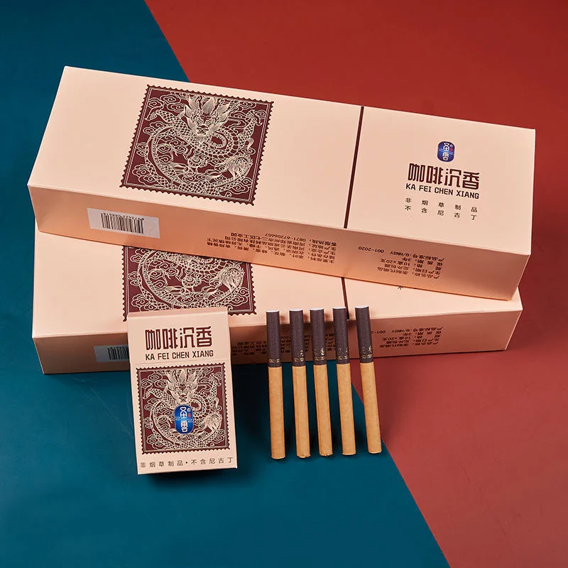

Coffee-Agarwood Promotion Mint Flavor Tea Smoke No Nicotine Cigarettes Tobacco Substitution Gift To Friends