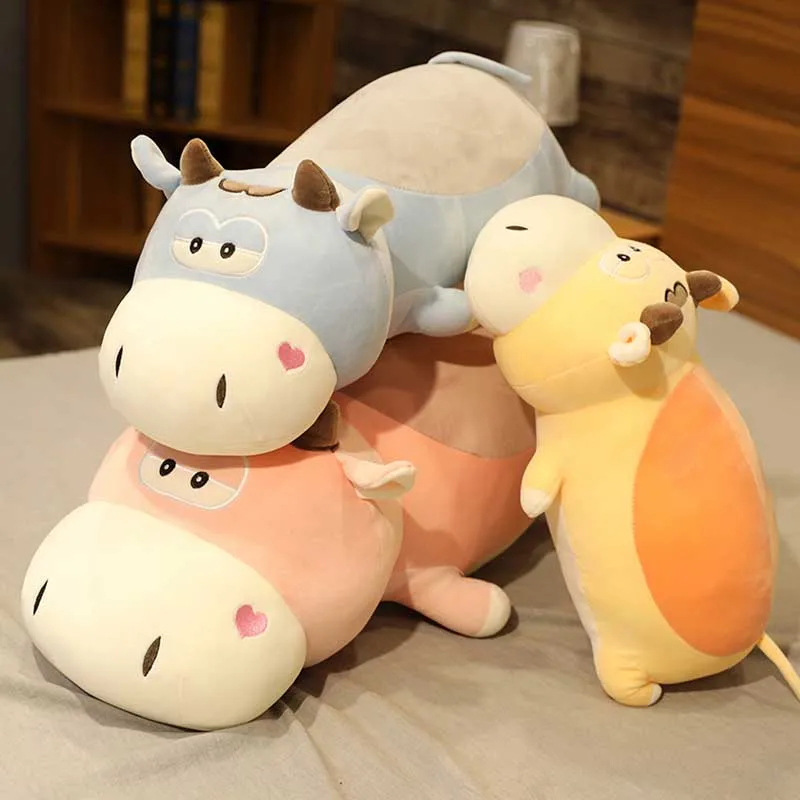 50 85 см 3 узора сонный буйвол плюшевые игрушки мягкая подушка бык толстая Подушка