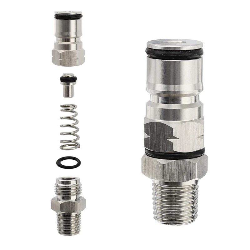 ABUI-1/4 дюйма Мужской Npt шестигранный сосок газовый шар замок с Poppers шаровой замок Адаптер для пивоварения пива