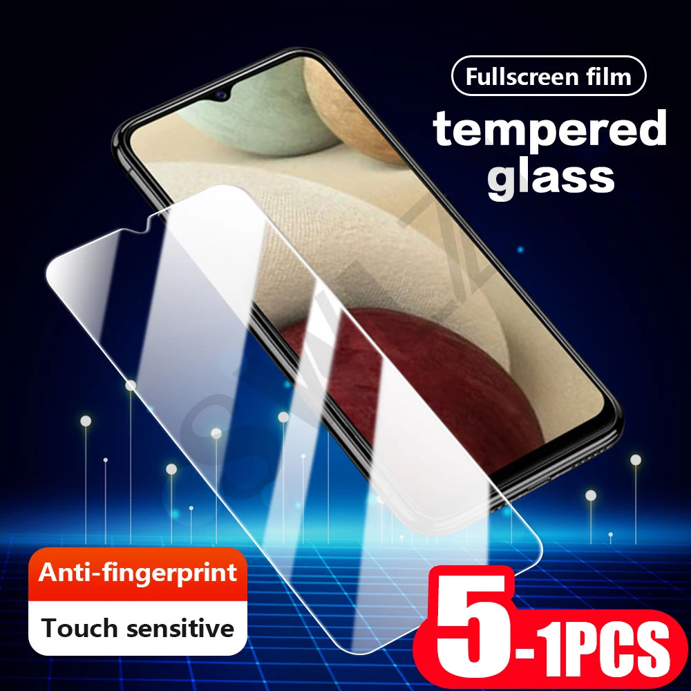 

5-1Pcs tempered glass for Samsung Galaxy A01 A02s A11 A12 A21s A22 A31 A32 A41 A42 A51 A52 A71s A72 A91 phone screen protector