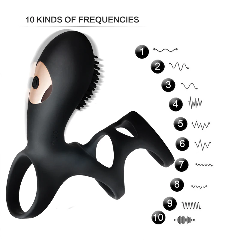 The Best Female Genital Silicone Massager female Toy for Soft Male Augmented Reality Ring Vitality Double Penetration Beaded | Красота и