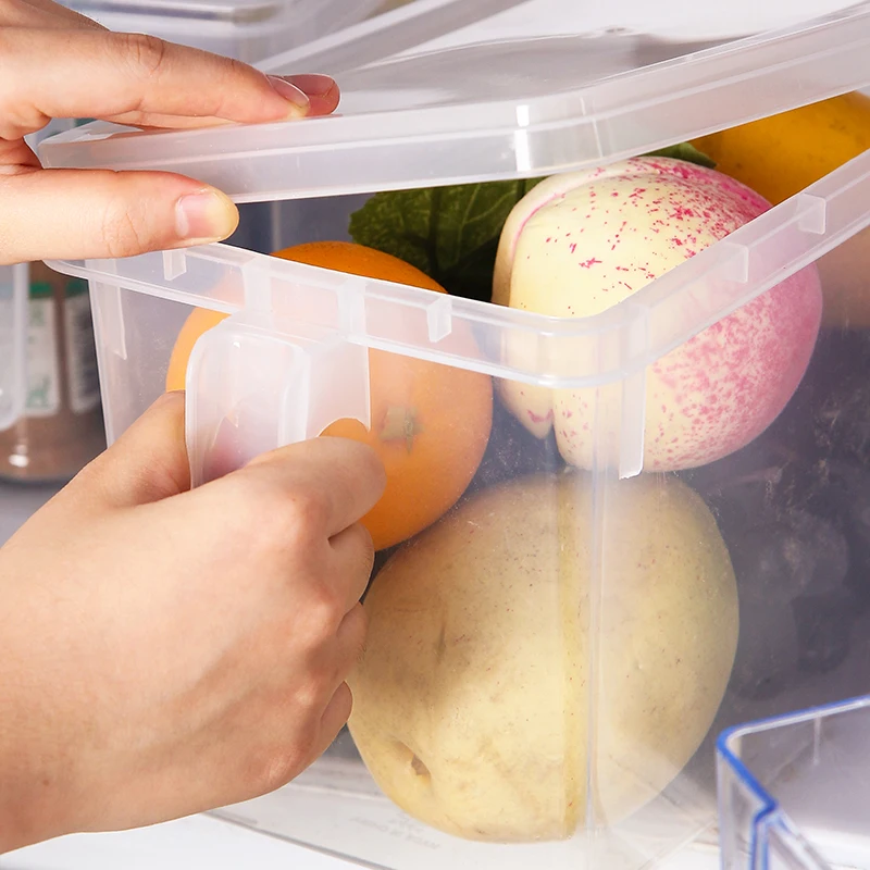 ORZ пластиковый кухонный ящик для хранения ручка органайзер холодильника