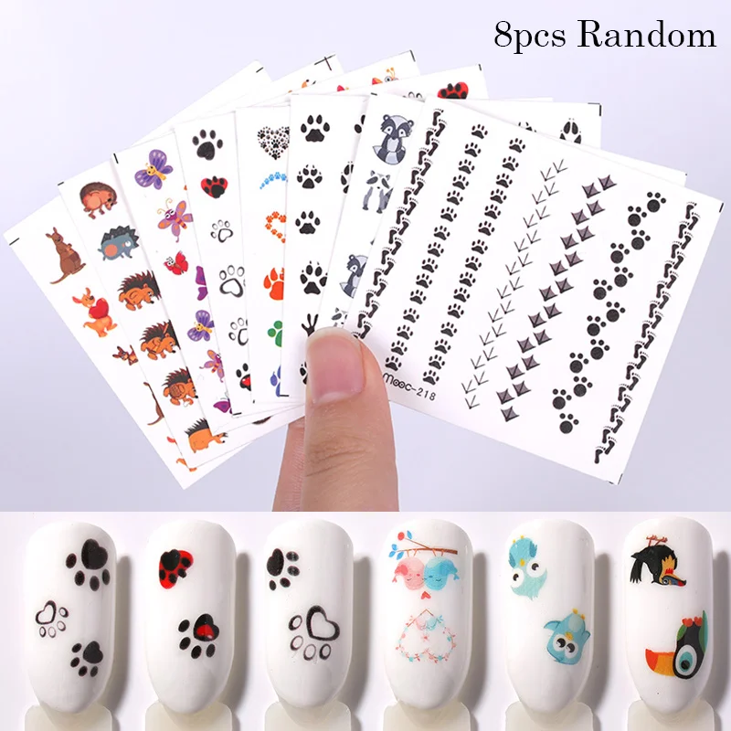 Set 21 LEMOOC 45 шт./компл. черного цвета с цветочками для вечеринок наклейки переводятся при помощи воды красочные исскуство ногати наклейки бабочками и кружевом для малышей с изображением Ловца снов наклейки для ногтей - Цвет: Set 21