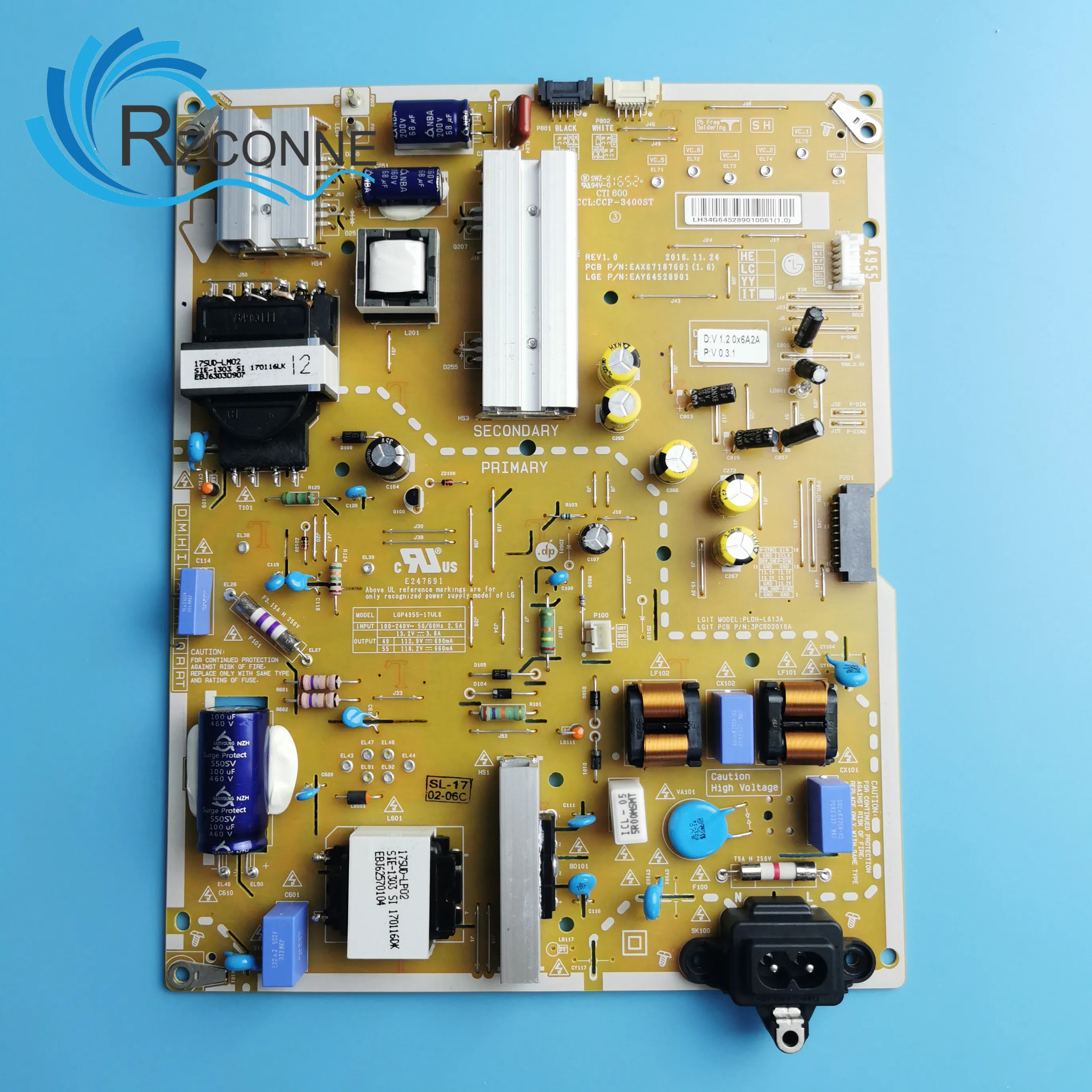 Плата питания карта для LG LCD TV 55UJ7700 LGP4955 17UL6 49UJ750V PLDH L613A 49SJ810V 49SK7900PLA 55SJ800V LC490EGH