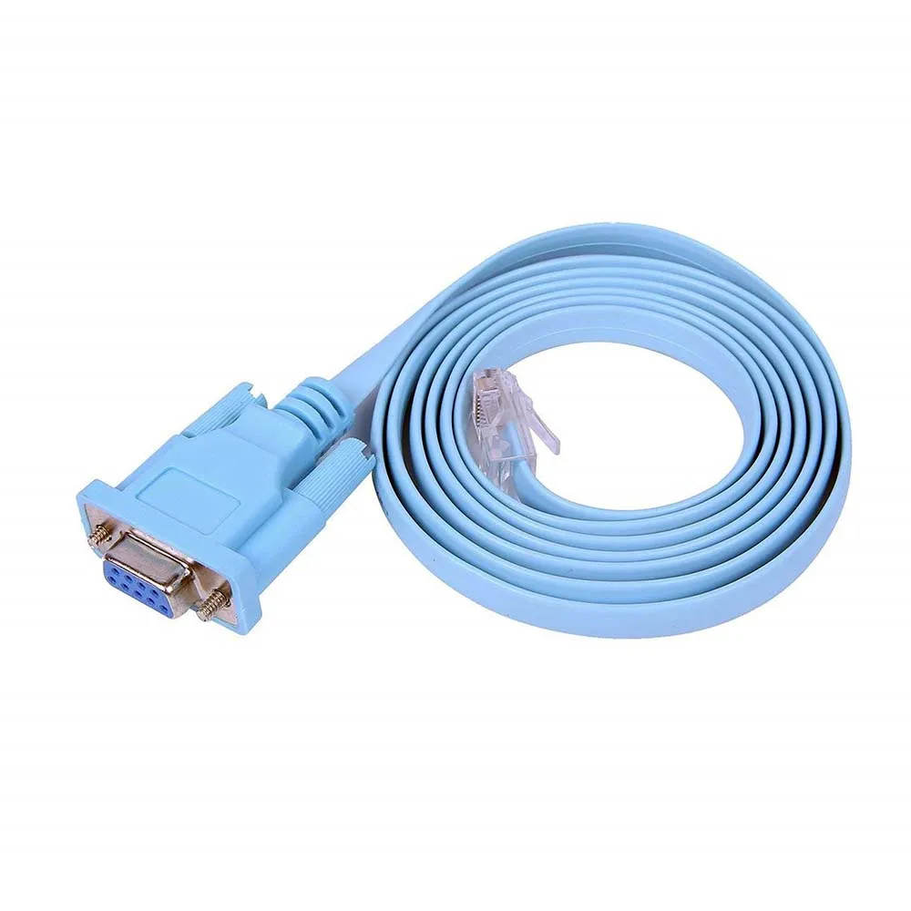 9-контактный кабель консоли Cisco DB9 с последовательным портом RS232 на штекер RJ45 Cat5