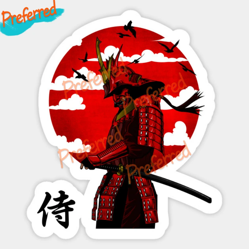 Индивидуальная японская наклейка Samurai для мотоцикла гоночного искусства