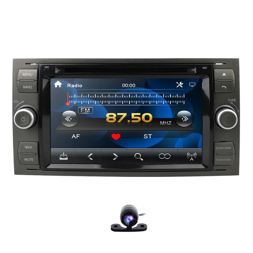 2019 автомобильный DVD 7 "gps для Ford Focus Transit C MAX Mondeo Fiest GPS навигация MirrorLink DAB +
