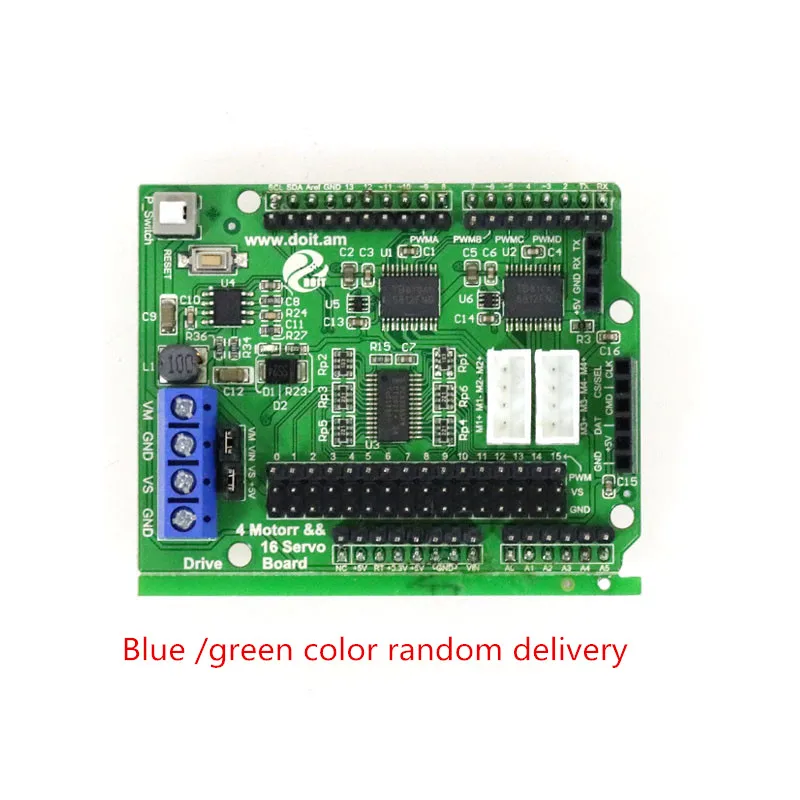Комплект управления Wi Fi/Bluetooth/ручкой 2/4 каналов двигатель постоянного тока и 16