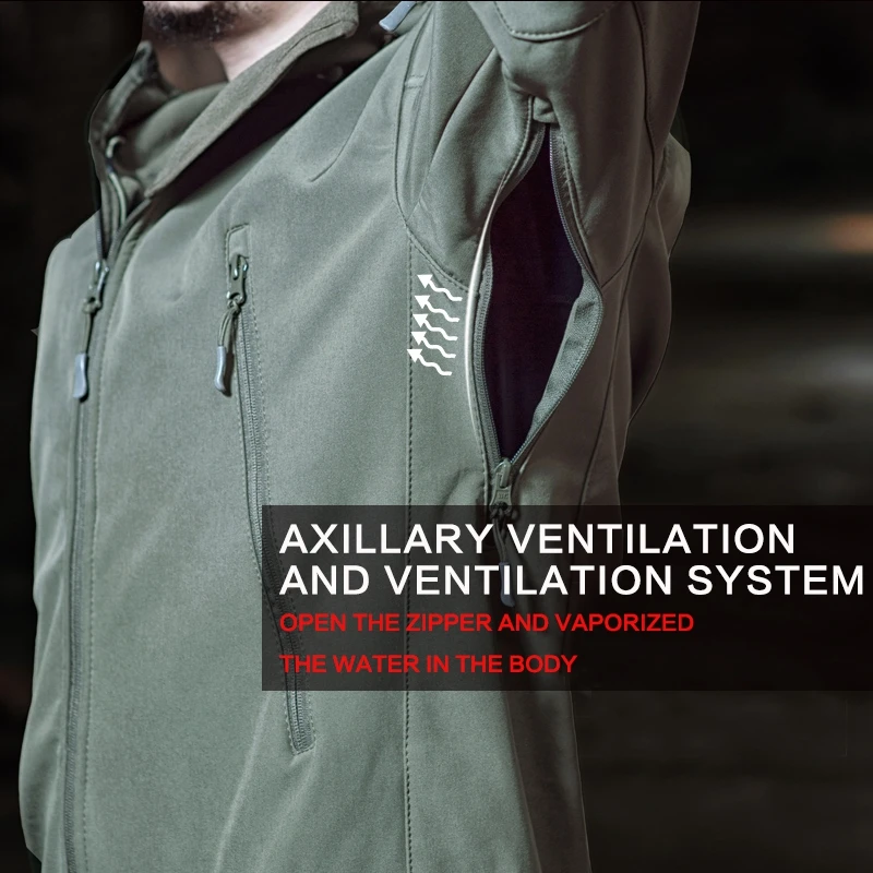 Водонепроницаемая камуфляжная флисовая куртка для мужчин и женщин походов