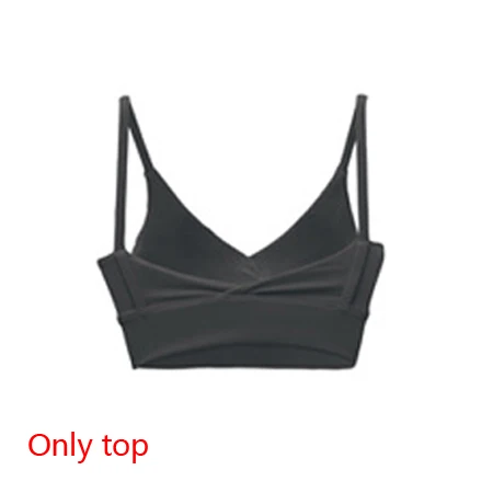 Gray green top 2 предмета Для женщин спортивные костюмы одежда для фитнеса, тренажерного зала бесшовные Высокая Талия Леггинсы спортивный пуш-ап бюстгальтер одежда для йоги комплект Женская спортивная одежда - Цвет: Gray green top