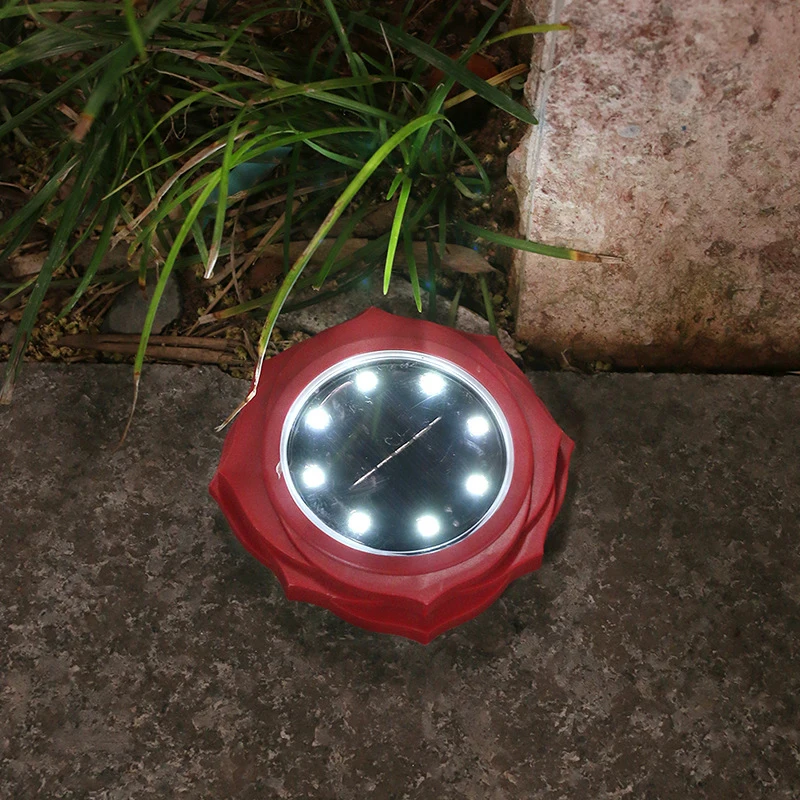 

4 шт., водонепроницаемые светодиодные уличные фсветильник Ри на солнечной батарее