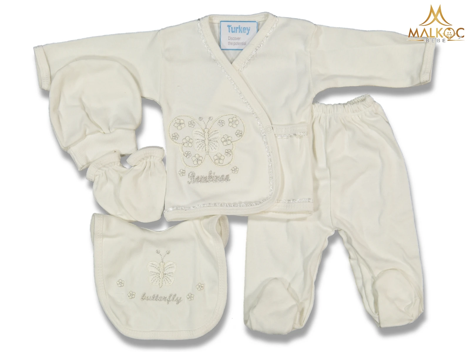 

Baby boy girls clothes ropa bebe 5 pcs newborn sets fashion body baby 100% Cotton Infant Body Short Sleeve baby butterfly