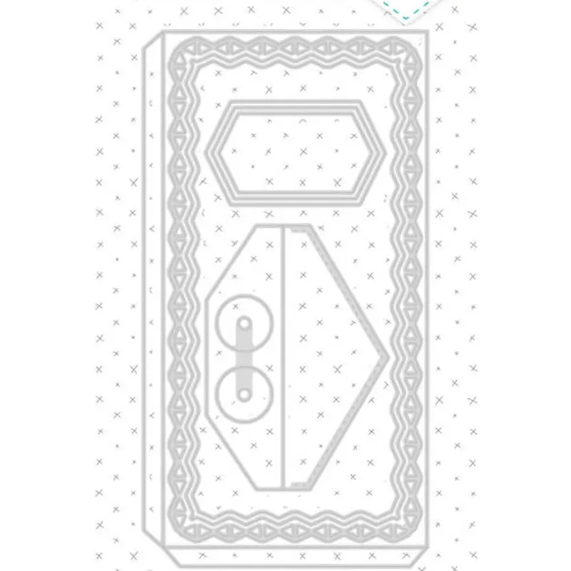 

Christmas Lace Flower Envelope Background Cutting Dies Scrapbook Diary Decoration Stencil Embossing Template DIY Greeting Card