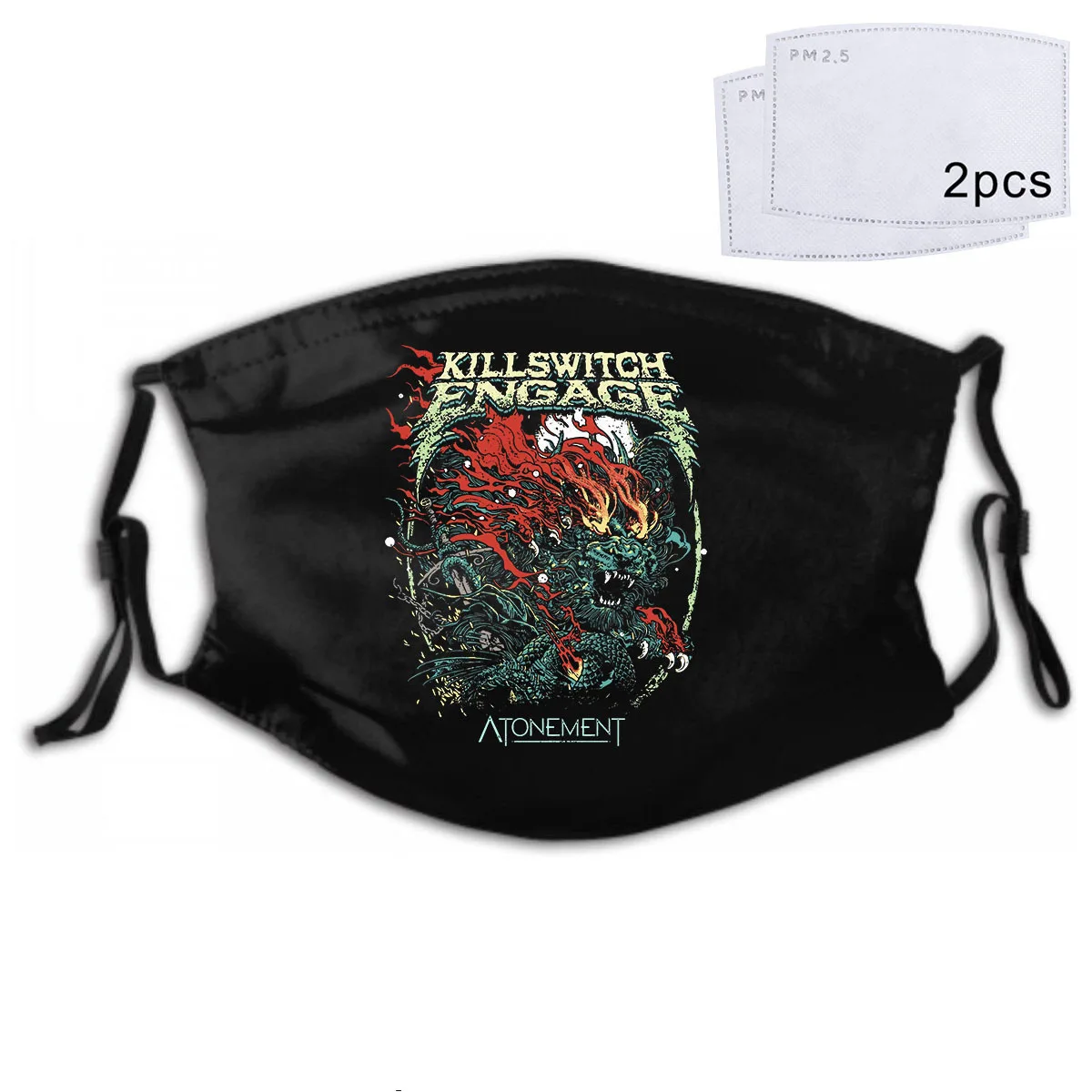 

Killswitch Engageatonementmetalcoretrivium Black Mask Sizess To 6Xl