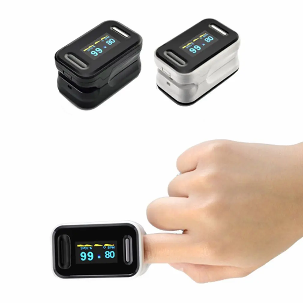 Пульсоксиметр на кончик пальца для домашнего использования цифровой