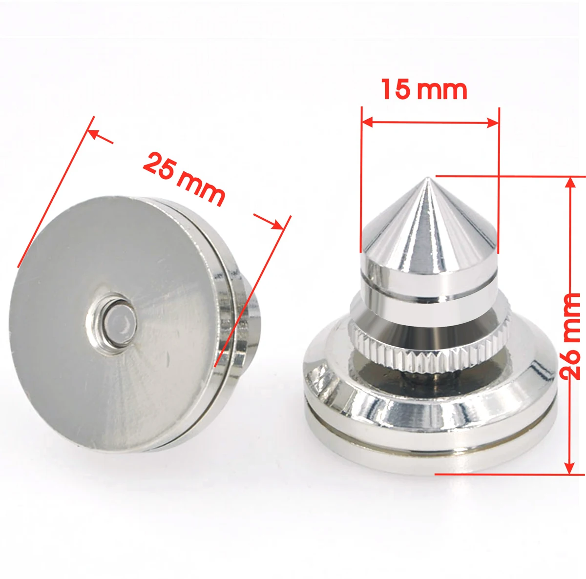 4 комплект динамиков чистая медь накладки шипы подставка для ног Hi-Fi динамик DAC