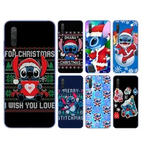 christmas gift stitch for xiaomi mi 11i 11 10t 10i 9t 9 a3 8 note 10 ultra lite pro 5g cc9 se soft transparent phone case