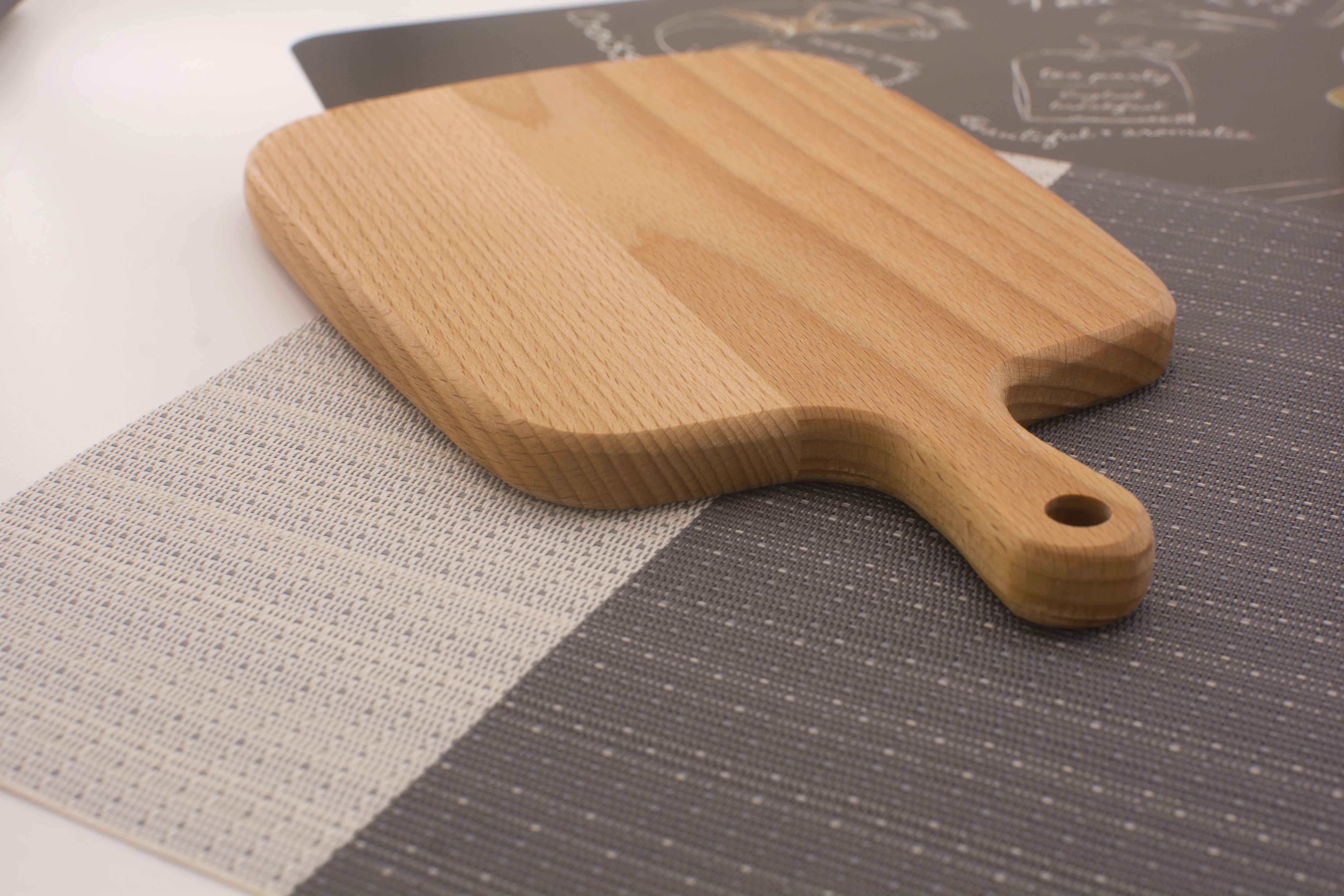 Деревянная разделочная доска для пиццы овощей фруктов твердой древесины сыра