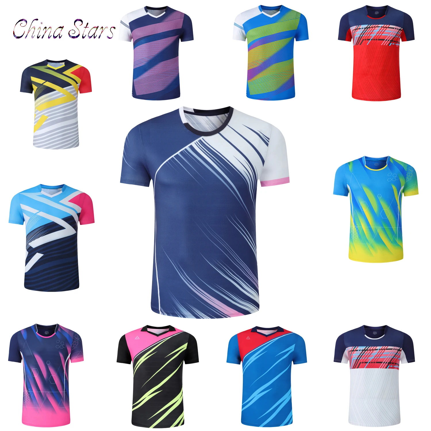

Men's Tennis T Shirts , Women's Badminton kits Clothes , Children Table Tennis Volleyball Jerseys Uniforms Team Game Clothing