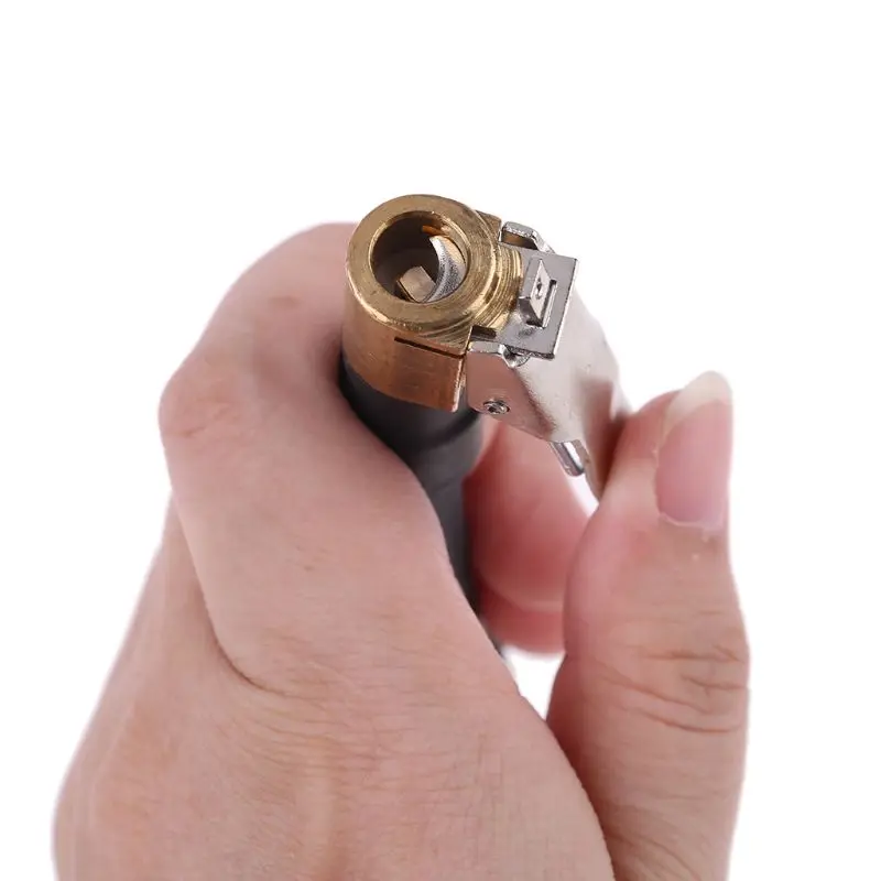 

Air Rubber Hose Lock on Clip Chuck Tire Inflator Self-Locking for Car Motor Bike X6HF