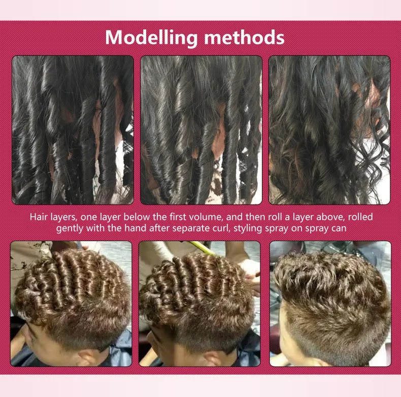 9 мм ЖКД Плойка для завивки волос профессиональные щипцы палочка ролик rulos krultang