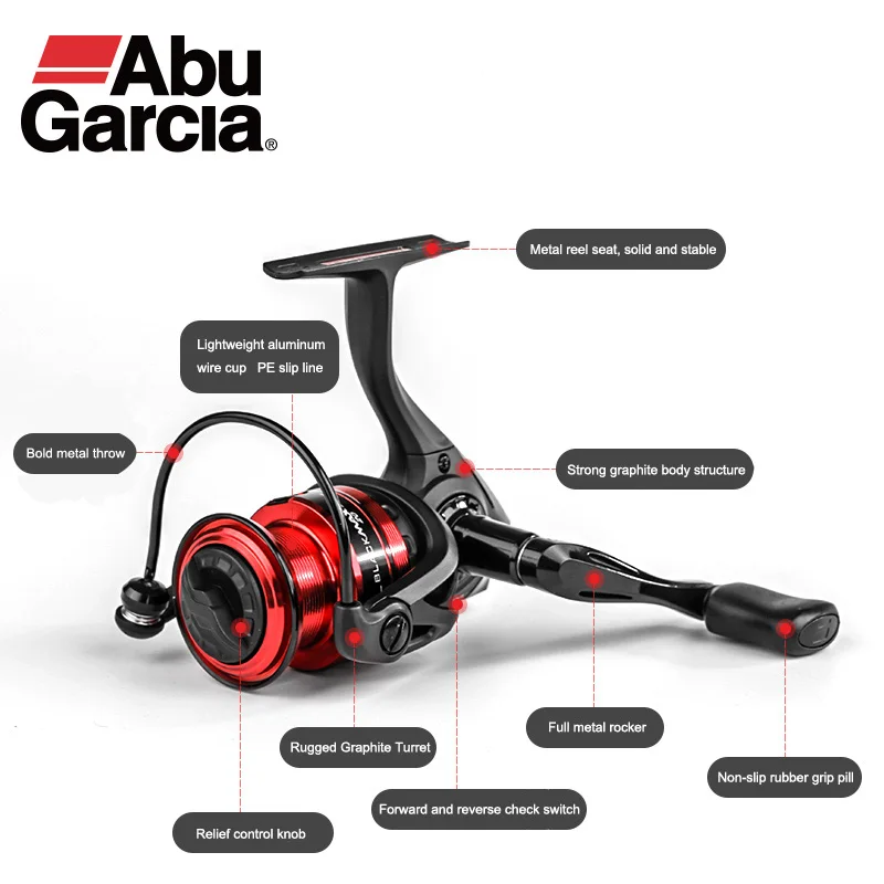Катушка для спиннинга Abu Garcia Bmax 500-6000 3 + 1 шарикоподшипник графитовый корпус