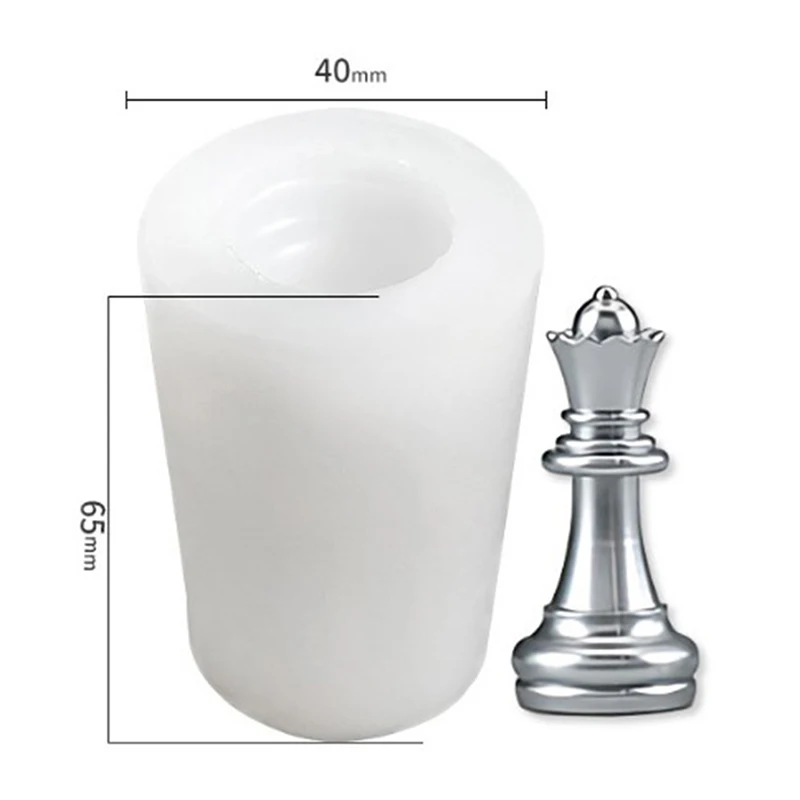 

Chess Mold Set 3D UV Epoxy Resin Mold International Chess Mold Chess Board Silicone Mold For Game Mold Making Handmade DIY