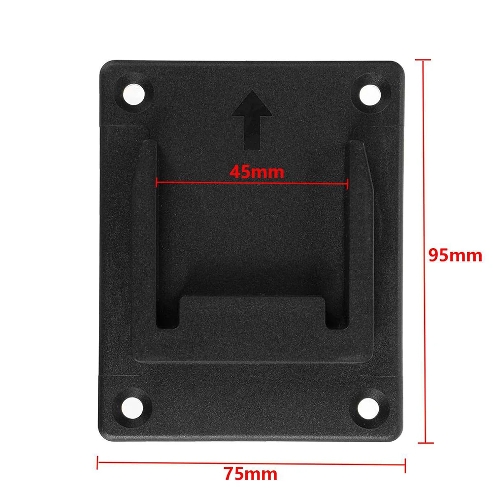 

Battery Storage Holder Power Tool 18V Battery Wall Mount Bracket Cordless Drill Battery Holder Electric Too for Makita/Bosch 18V
