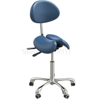 saddle chair ergonomic adjustment sitting posture beauty salon stool two petal lifting rotary cosmetic chair