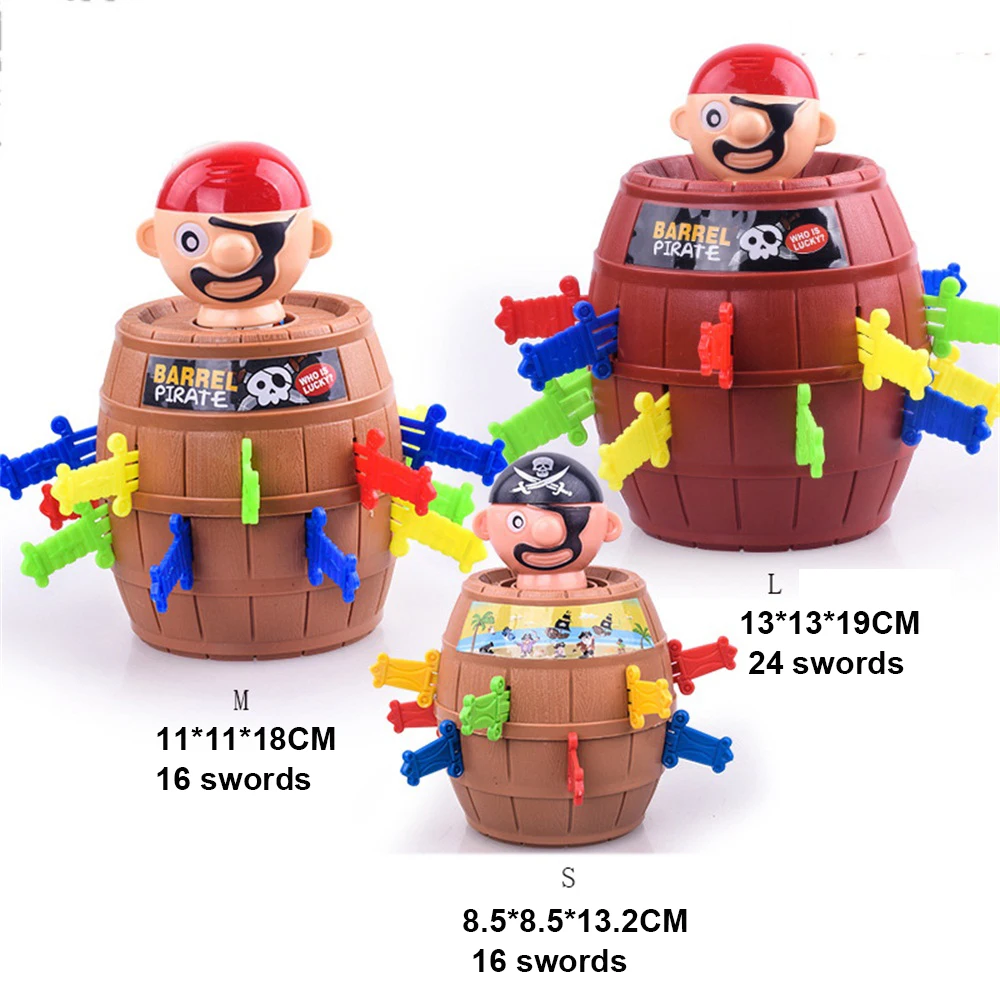 Новая игрушка пиратское ведро для детей и взрослых Lucky Stab Pop Up игра игрушки