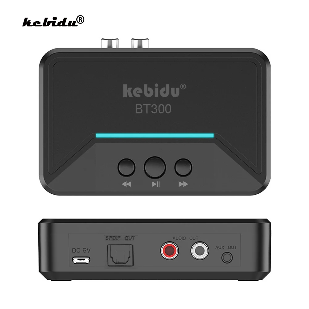 

Kebidu 3,5 мм HD Hifi стерео музыкальный аудиоприемник Bluetooth 5,0 беспроводной адаптер SPDIF AUX для ПК ТВ пара 2 наушников Новинка